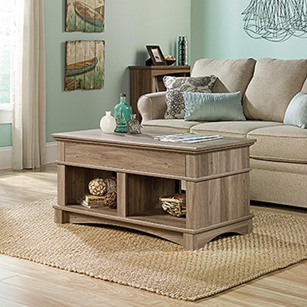Sauder Harbor View Salt Oak Lift Top Coffee Table 420329 The Home Sauder Harbor View Salt Oak Lift Top Coffee Table