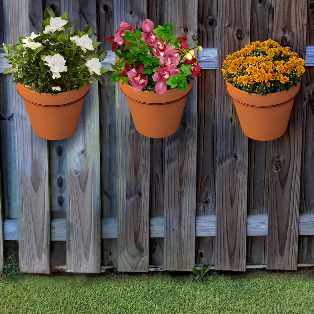 MPG Large Composite Fence Pots Plain for Shadow Box Fences