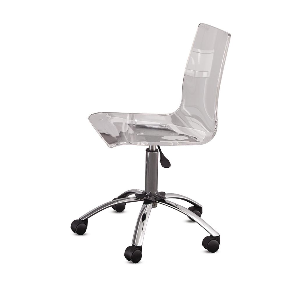 Featured image of post Clear Acrylic Desk Chair With Wheels - Shop for acrylic swivel desk chair online at target.