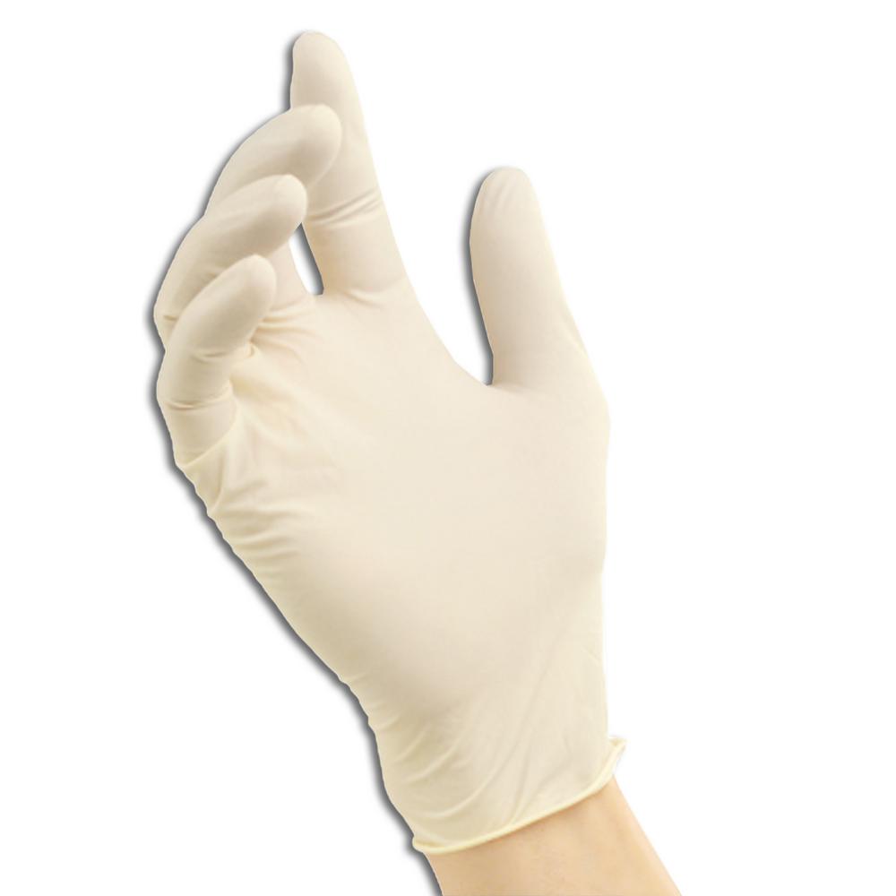 cleaning latex gloves