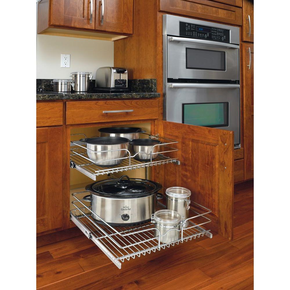 Rev A Shelf Kitchen Cabinet Organizers 5wb2 2122 Cr 64 1000 