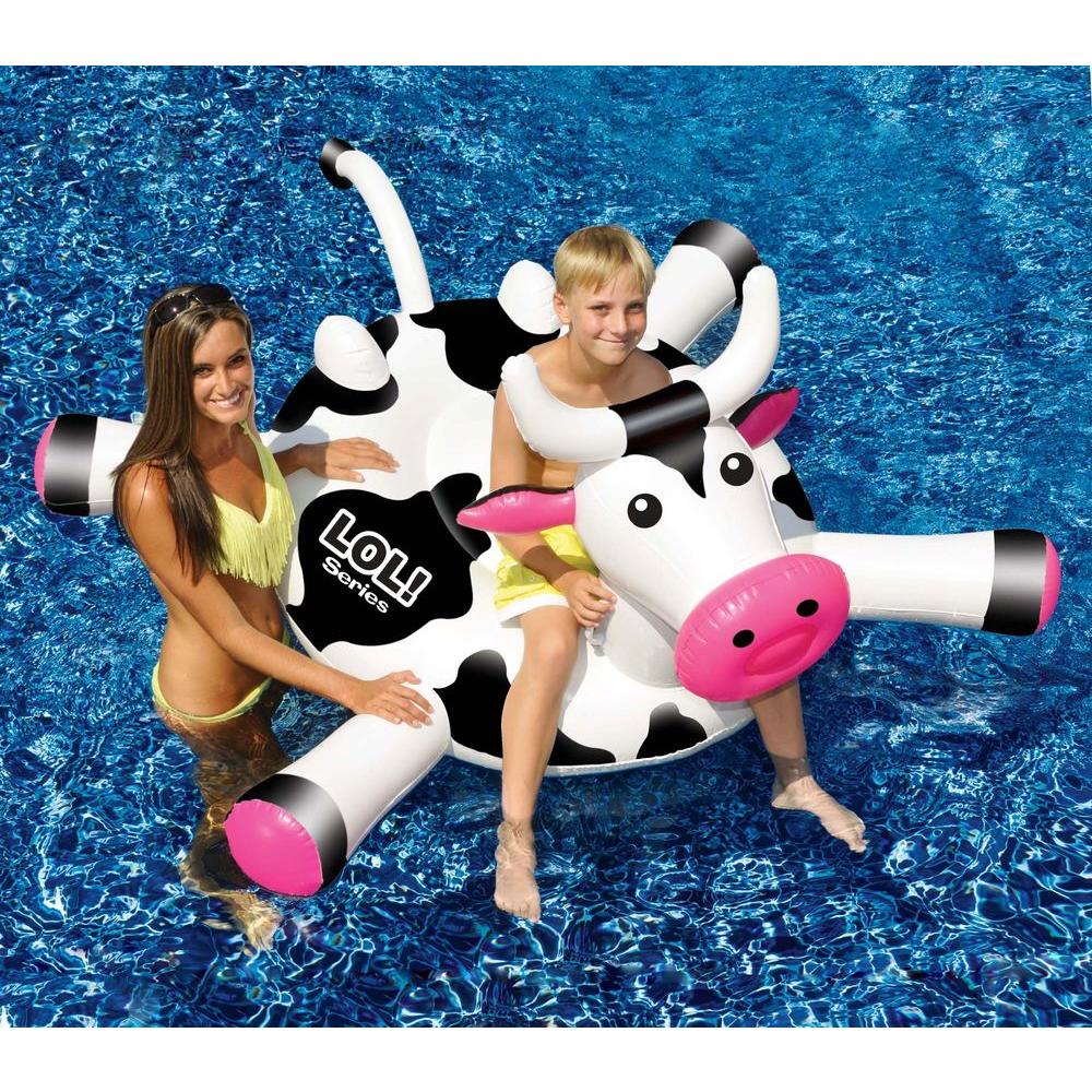 inflatable cow pool float