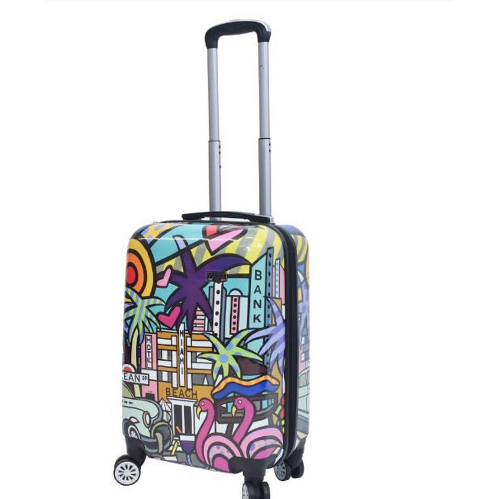 mia toro polished art luggage