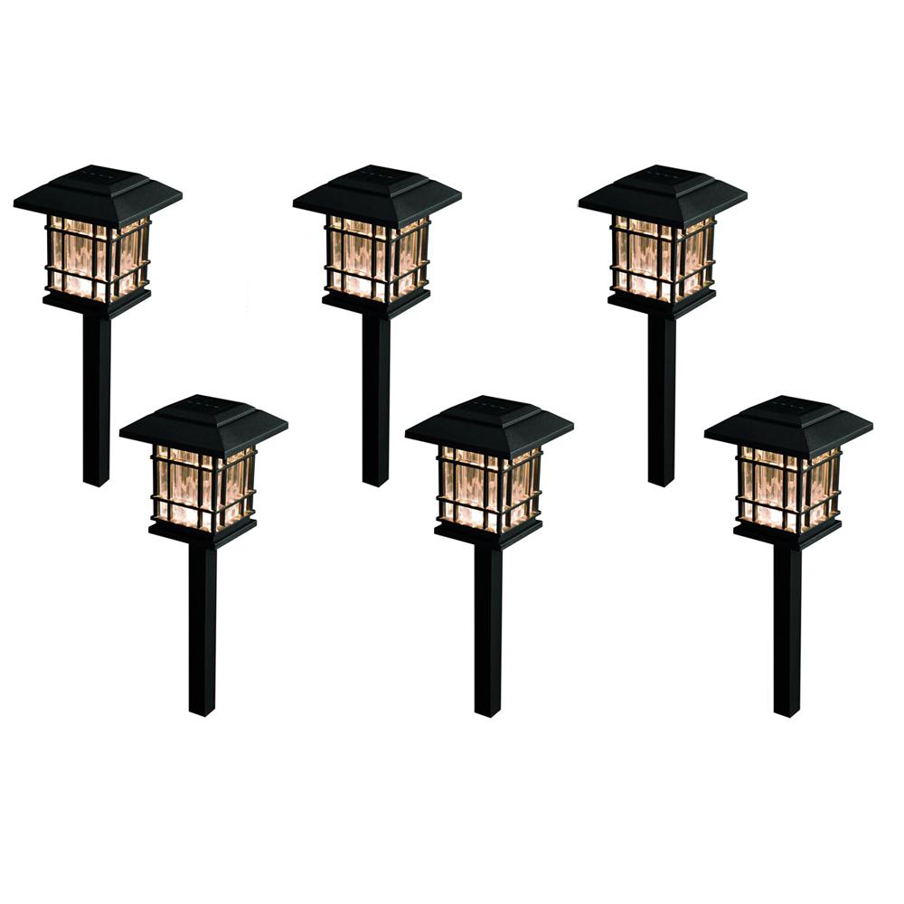 Bronze 3-Tier Path Light Patio Landscape Garden Walk 75-Watt Weather Resistant