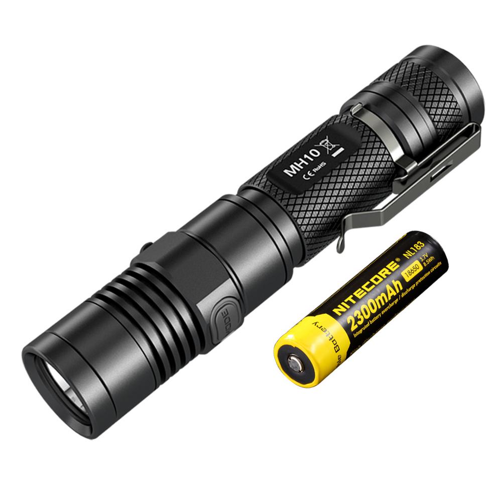 NITECORE Multitask Hybrid Series MH10 1000 Lumens LED Rechargeable Flashlight by NITECORE