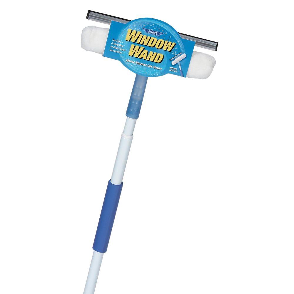 Ettore Squeegee and Scrubber Combo Window Wand15060 The Home Depot