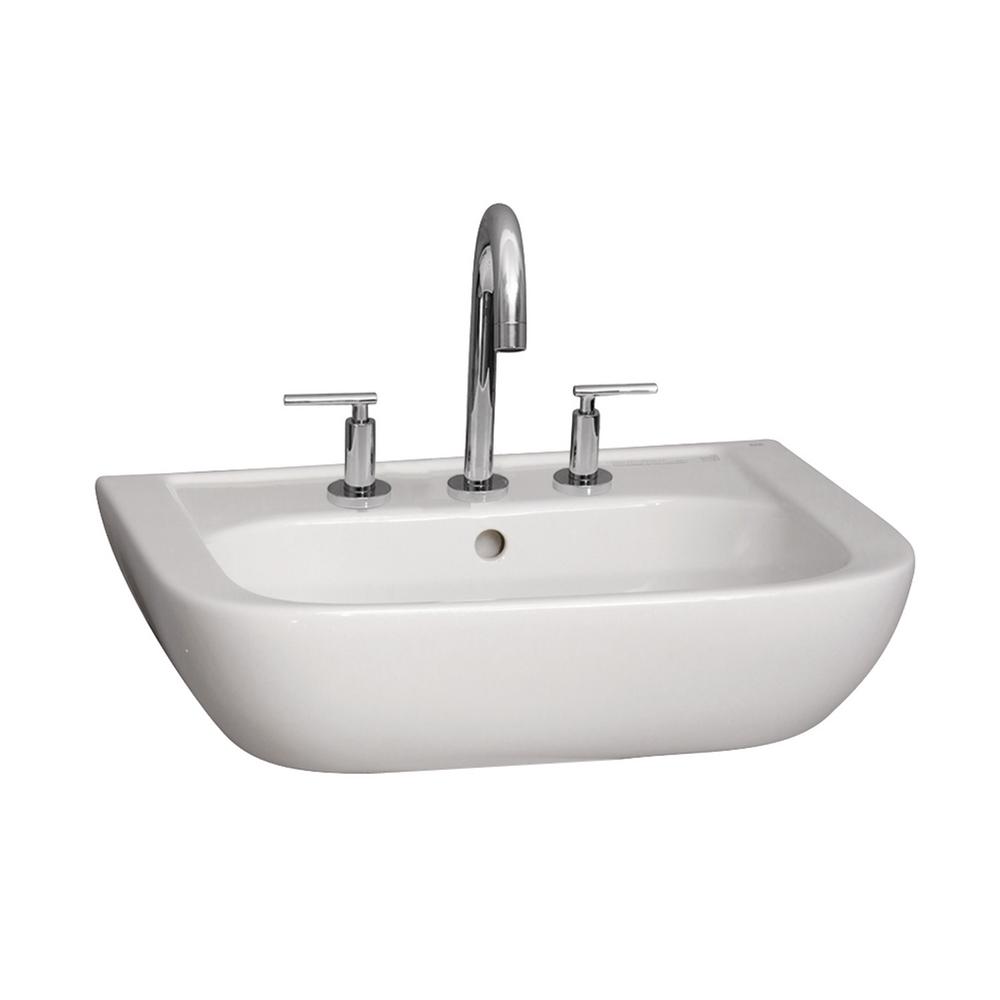 Barclay Products Caroline 450 17 3 4 In Wall Hung Sink In White