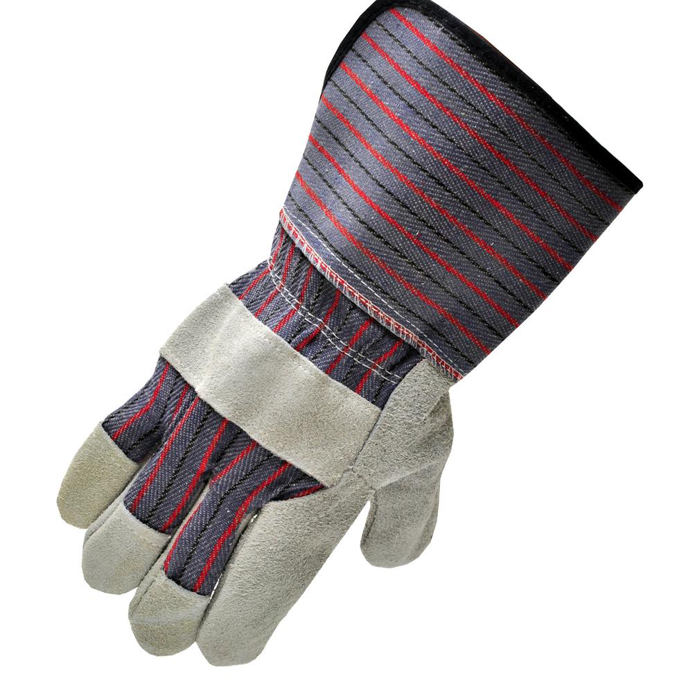 Large Leather Palm Work Gloves-5025L 