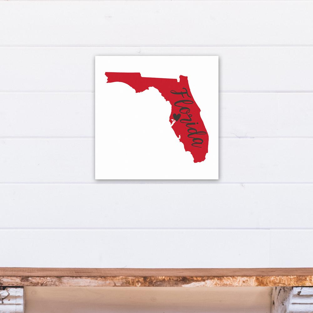 Designs Direct 16 In X Red And Black Florida Pride Red And Black Florida Pride