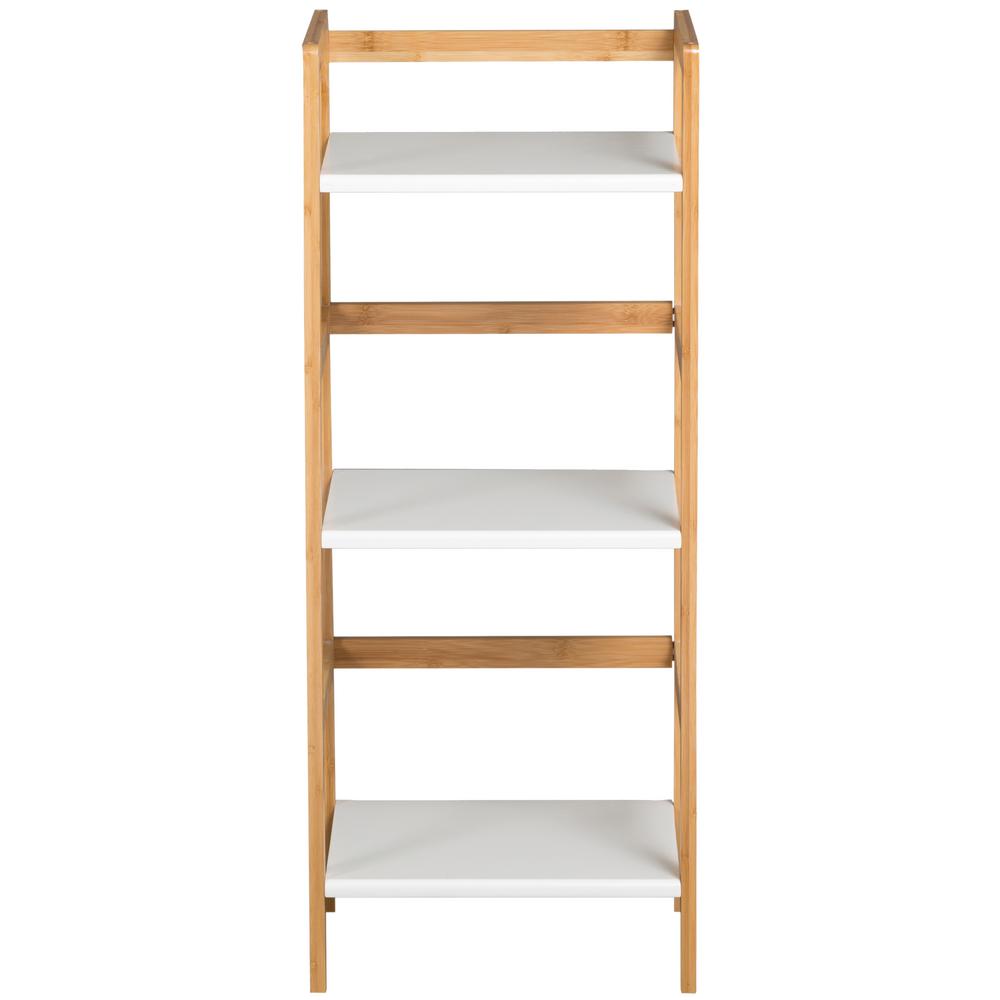 Bamboo Bookcases Home Office Furniture The Depot White 3 Tier Mini Tower Bookcase