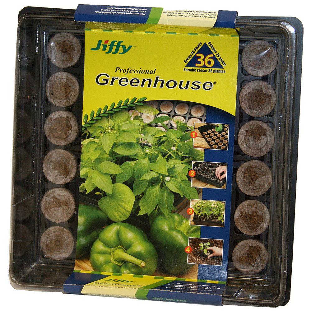 Seeds Accessories Garden Center The Home Depot 36 Peat Pellet Greenhouse Kit