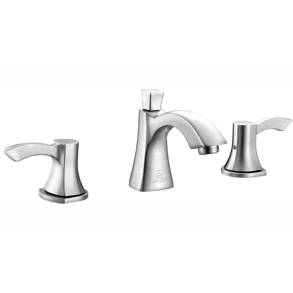 Anzzi Chord Series 8 In Widespread 2 Handle Low Arc Bathroom