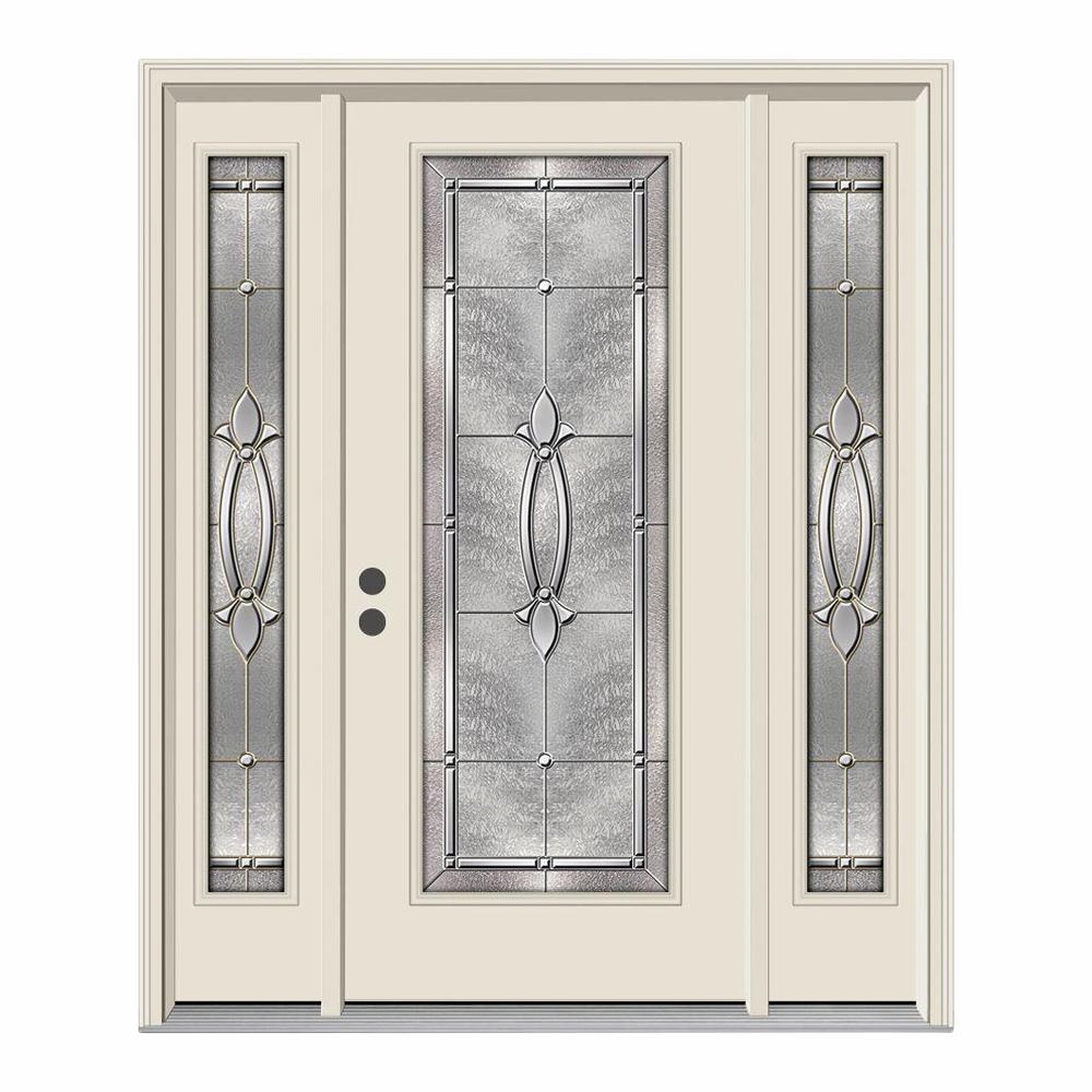 Jeld Wen 72 In X 80 In White Right Hand Vinyl Patio Door With Low E Argon Glass Grids And Large Pet Door Sierra Le Grd 6068 Lpdp Rh The Home Depot