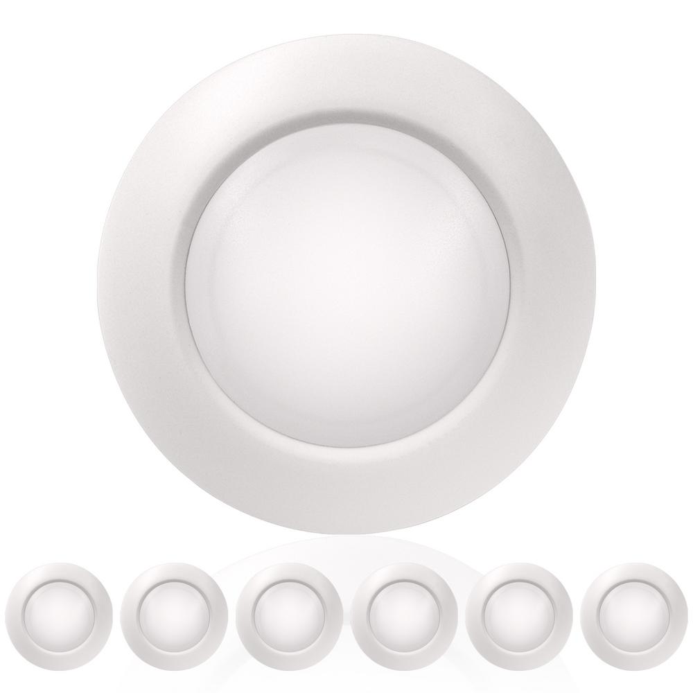 flush mount lights led dimmable 4000k 3000k etl selectable lumens 5000k listed rated surface wet pack