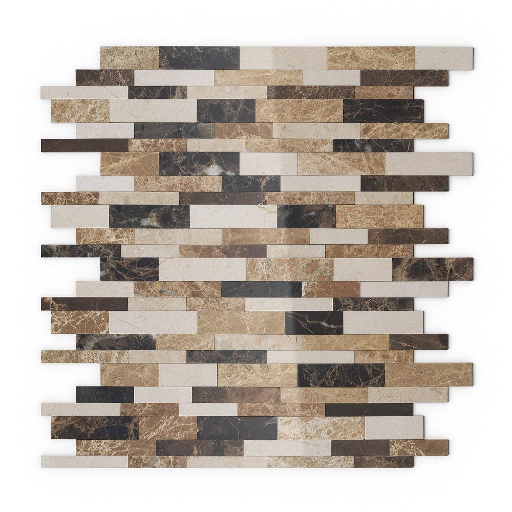 Inoxia SpeedTiles Amber Brown 11-3/8 in. x 11-5/8 in. x 5 mm Stone ...