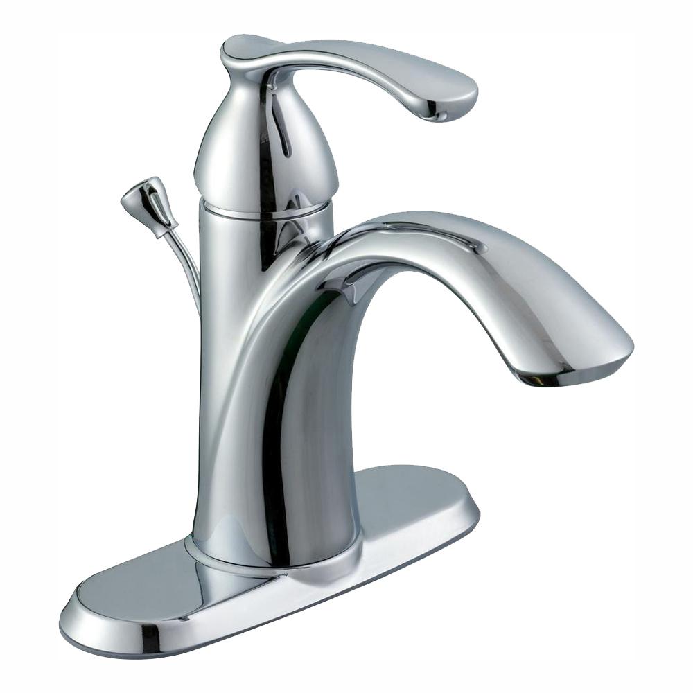 Chrome 1 Lever Single Handle Bathroom Sink Faucets Bathroom
