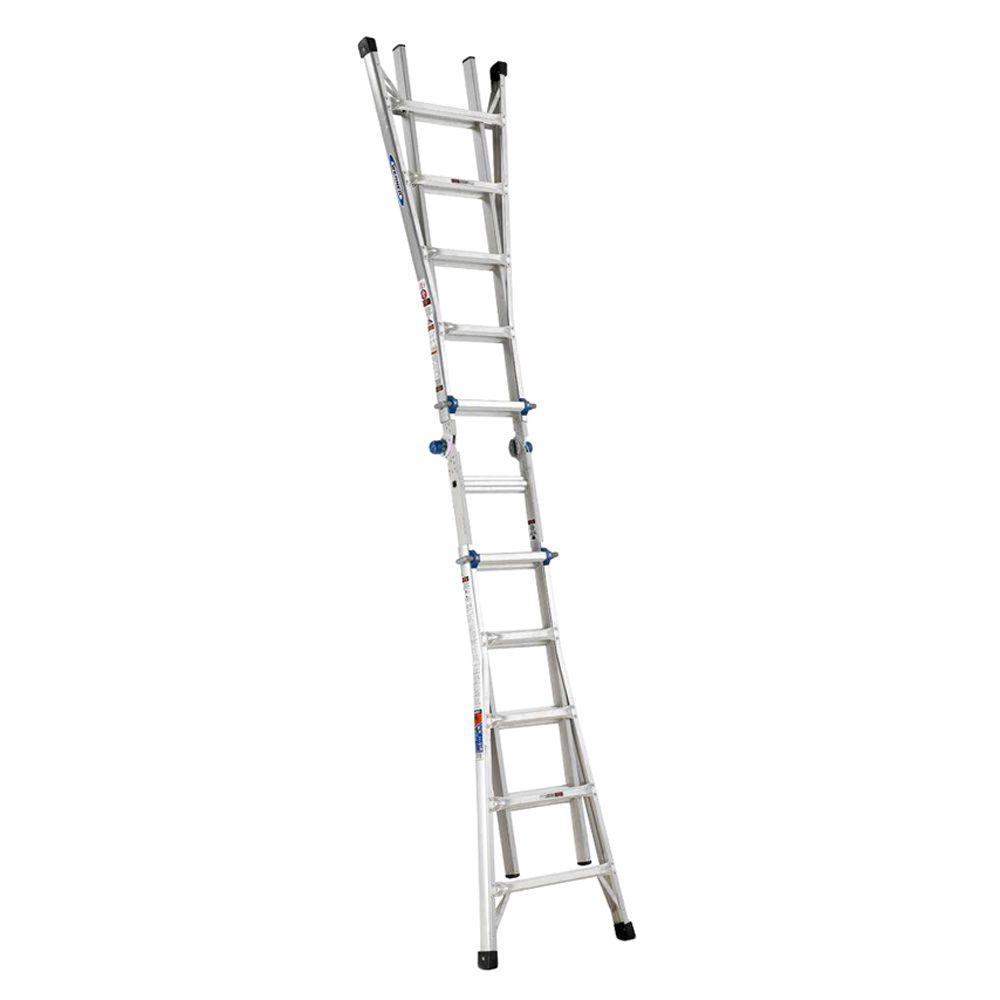Werner 16 ft. Aluminum Folding MultiPosition Ladder with 300 lb. Load
