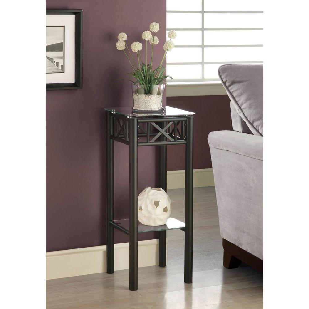 Monarch Specialties Black Indoor Plant Stand-I 3078 - The Home Depot