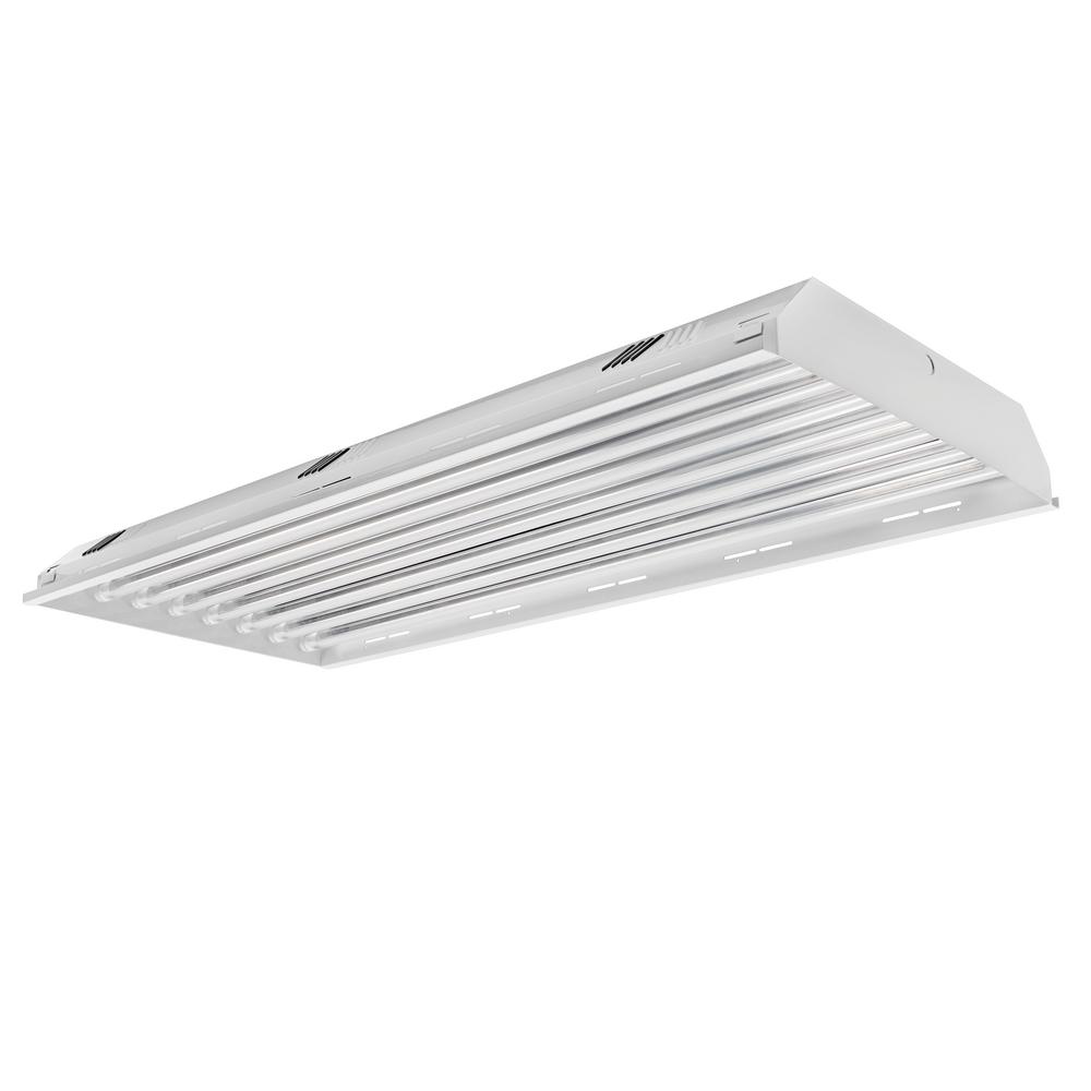 TOGGLED 4 ft. 8Light LED White High Bay 5000K (LED Tubes Included)FH480D0A2350 The Home Depot