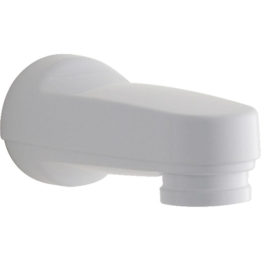 Delta PullDown Diverter Tub Spout in WhiteRP17454WH The Home Depot