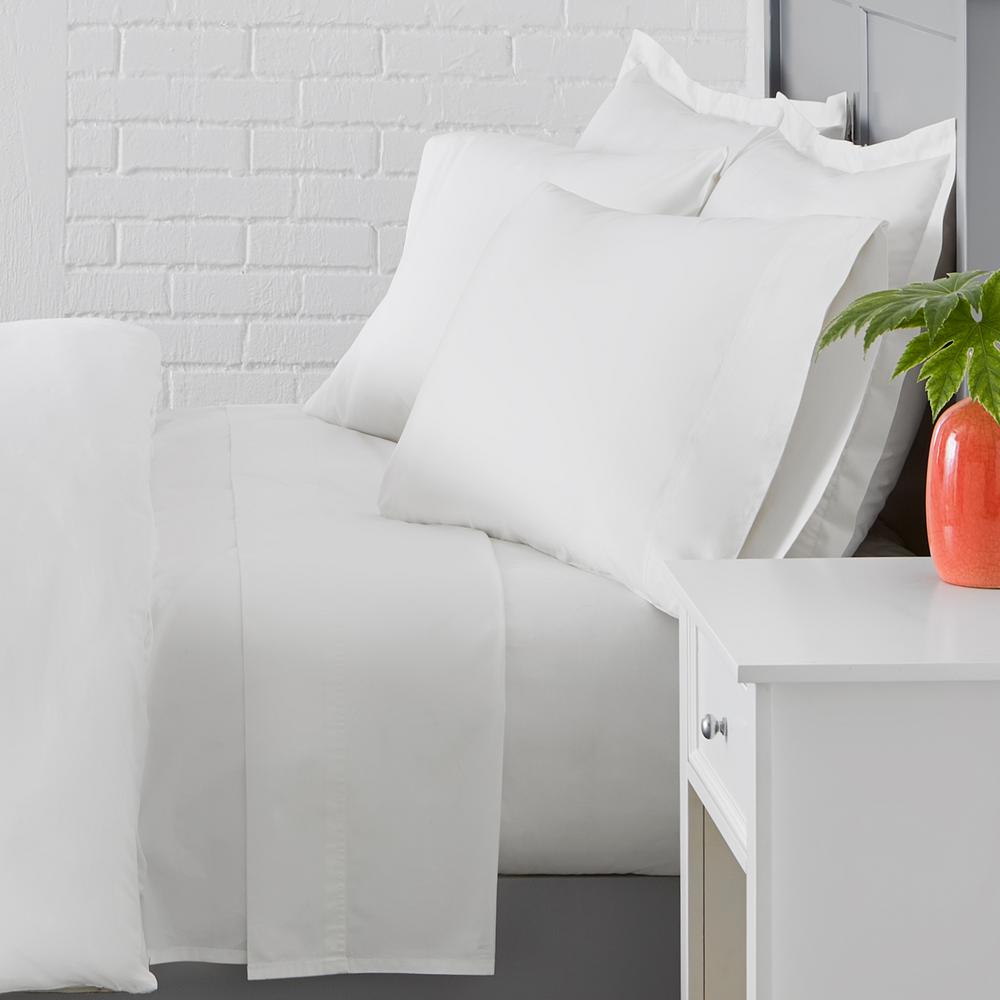 Stylewell Vintage Washed Cotton Percale 3 Piece Full Queen Duvet