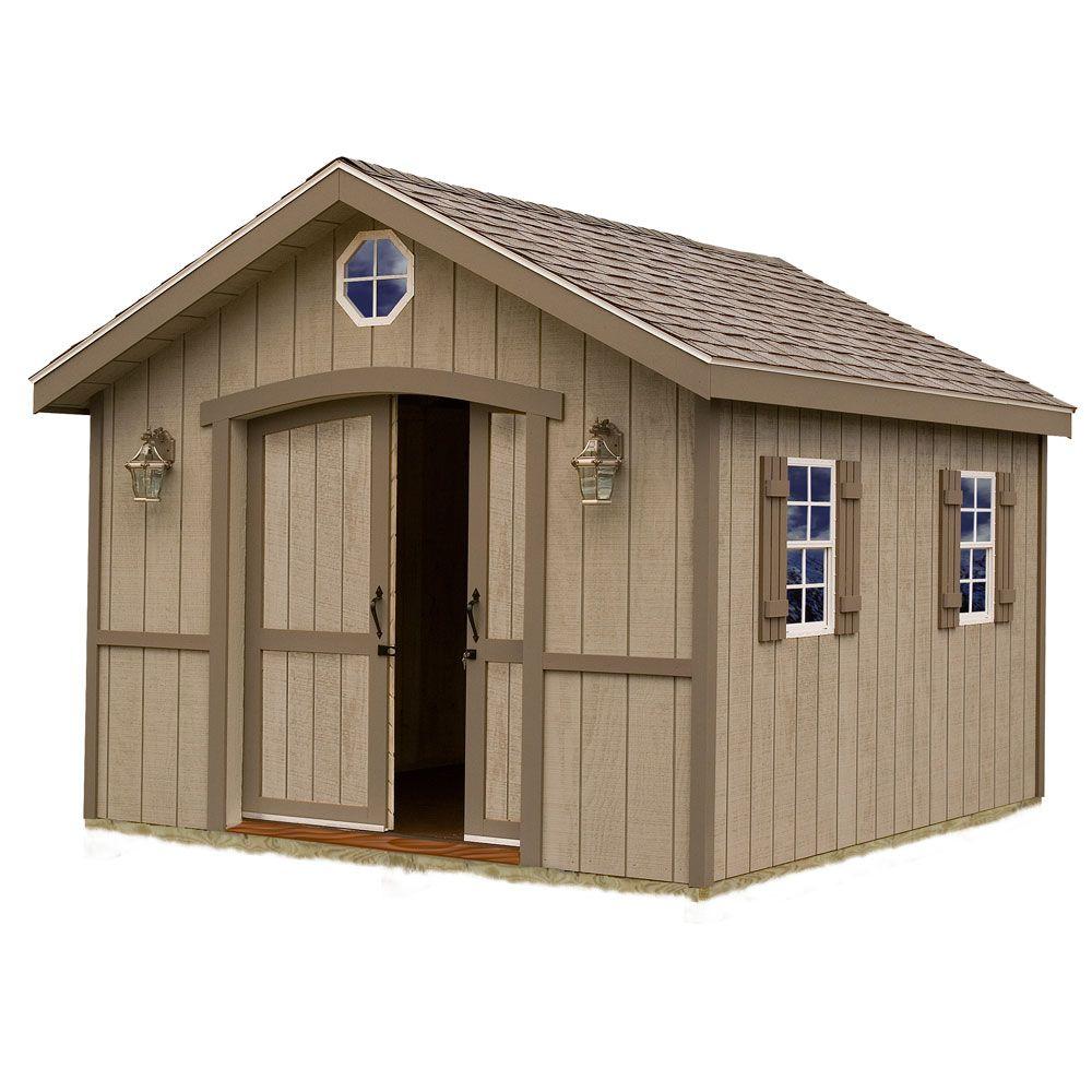 Foundation Included Wood Sheds Sheds The Home Depot