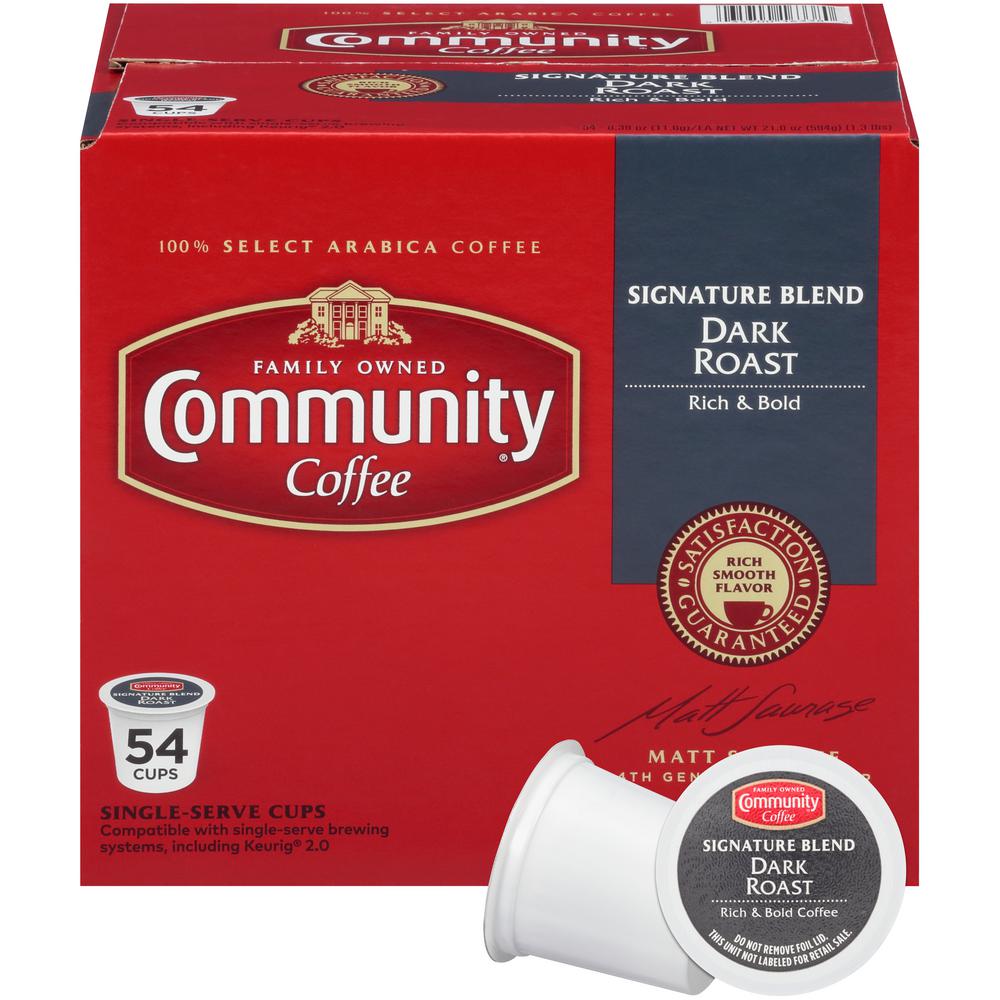 Community Coffee Signature Blend Dark Roast Coffee Single ...