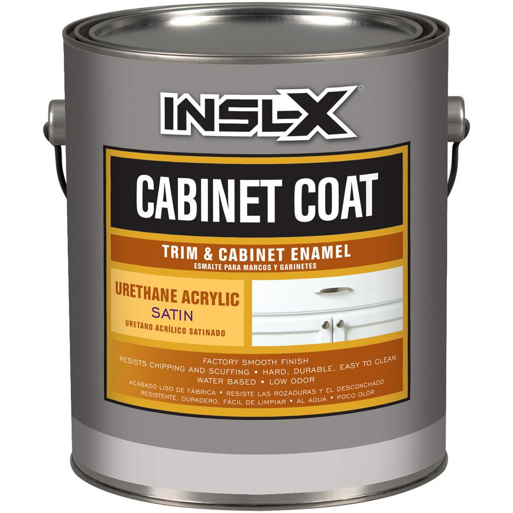 Cabinetcoat Insl X Cabinet Coat Enamel 1 Gal Kit White Satin