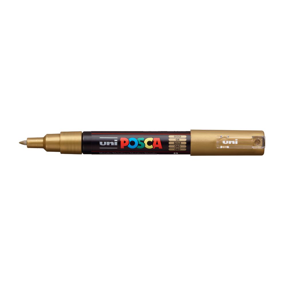 POSCA PC1M Extra Fine Gold Paint Marker076842 The Home Depot