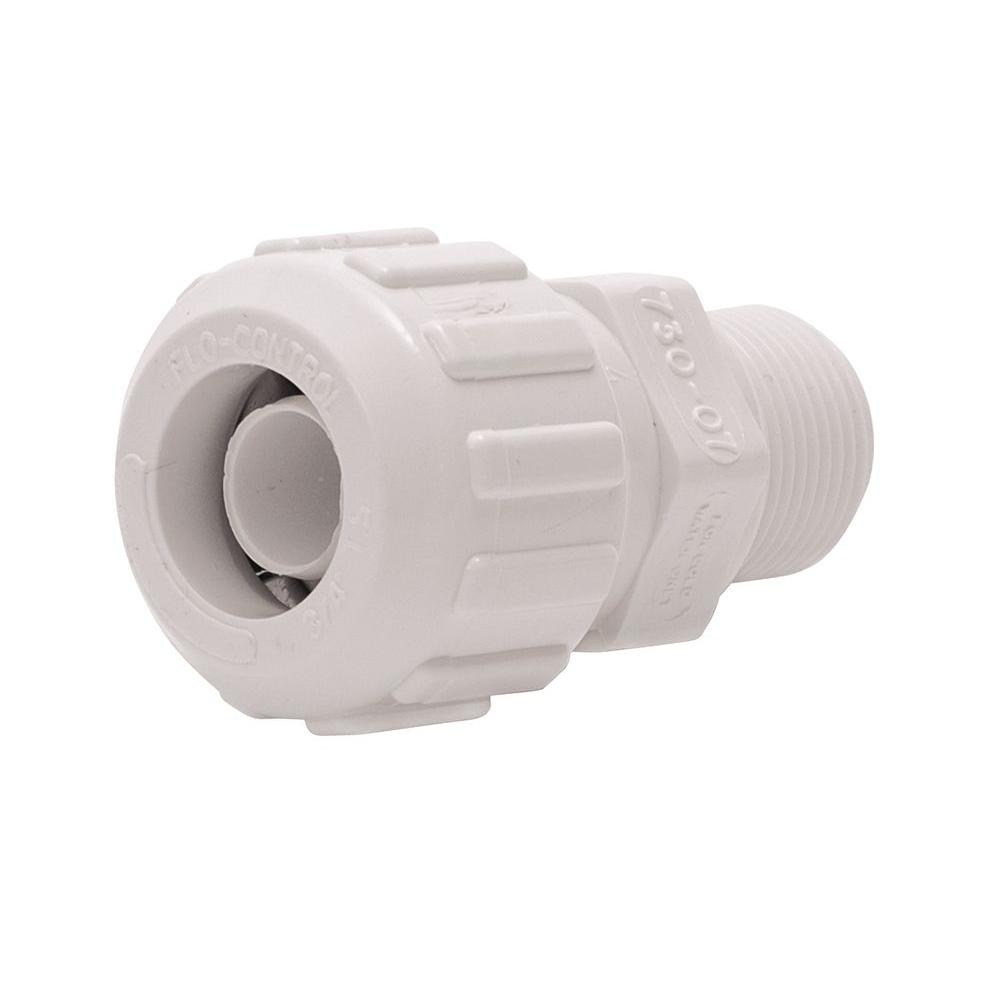 FloLock 3/4 in. PVC Compression Male Adapter73007RTL The Home Depot