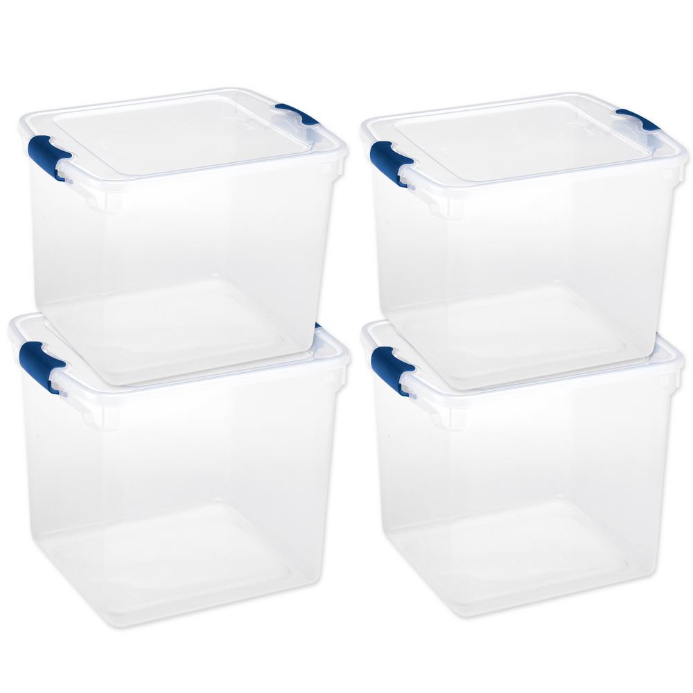 clear totes home depot