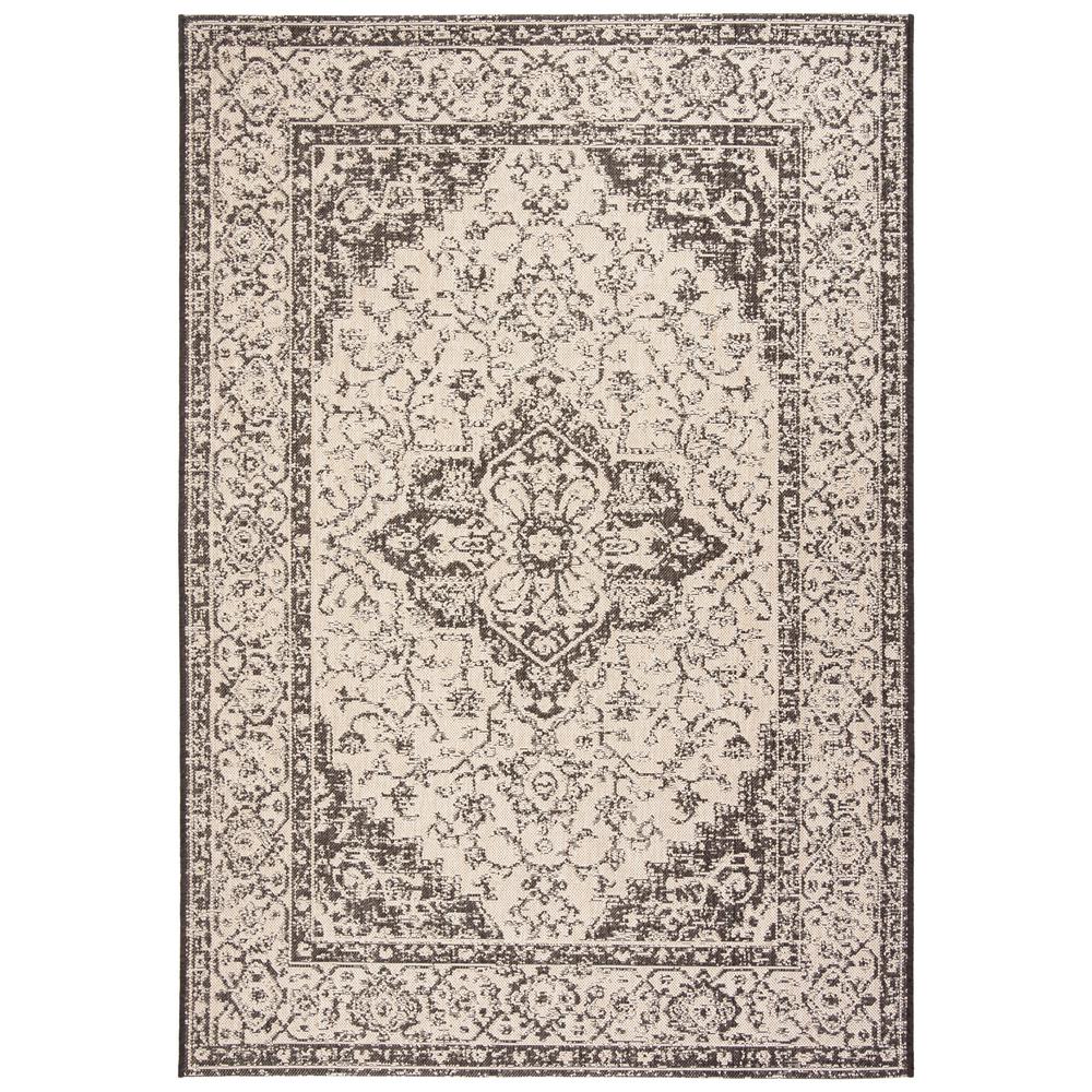 Safavieh Beach House Cream Brown 4 Ft X 6 Indoor Outdoor Area Safavieh Beach House Cream Brown 4 Ft