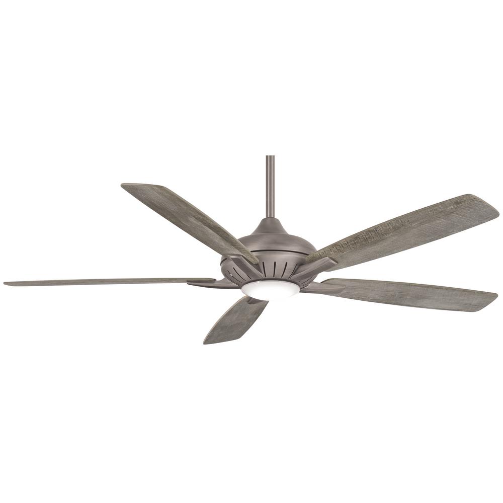 Minka Aire Dyno Xl 60 In Integrated Led Indoor Burnished Nickel Minka Aire Dyno Xl 60 In Integrated