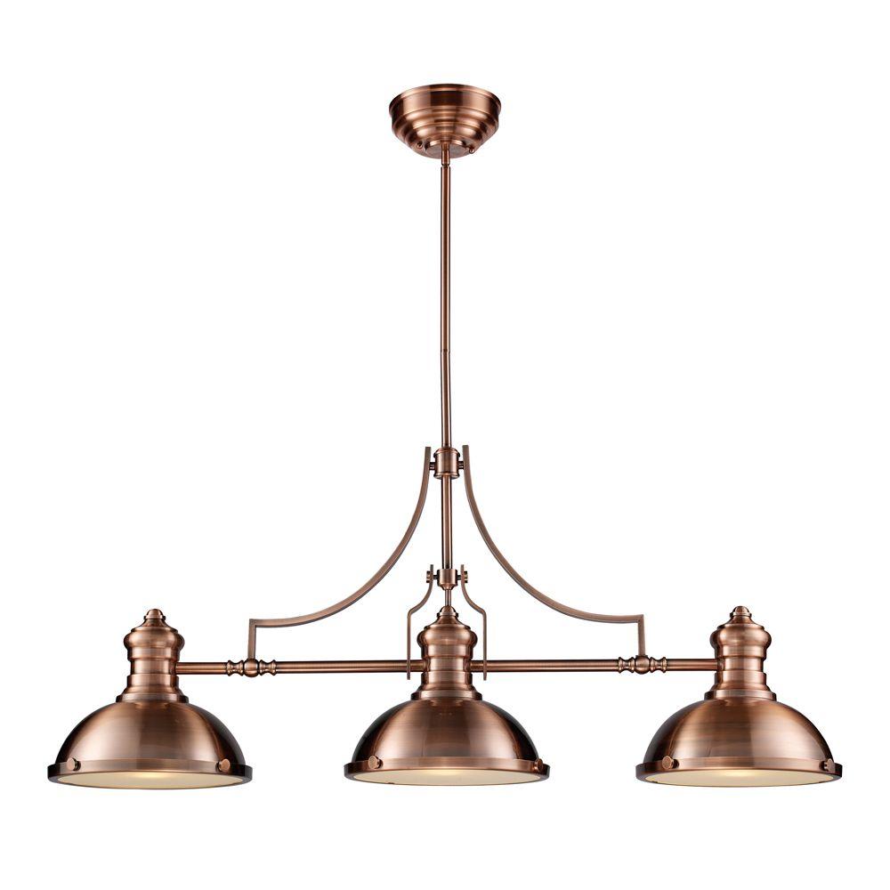 Antique Copper Titan Lighting Chandeliers Tn 10058 64 1000 