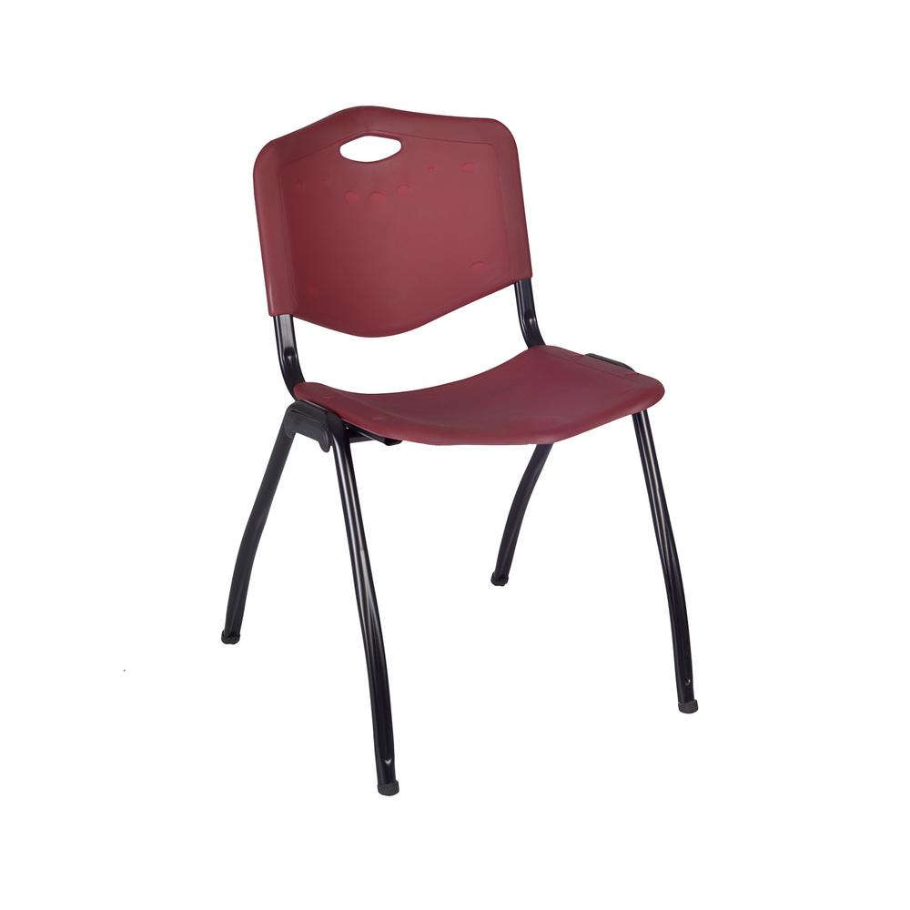 Regency M Burgundy Stack Chair-4700BY - The Home Depot