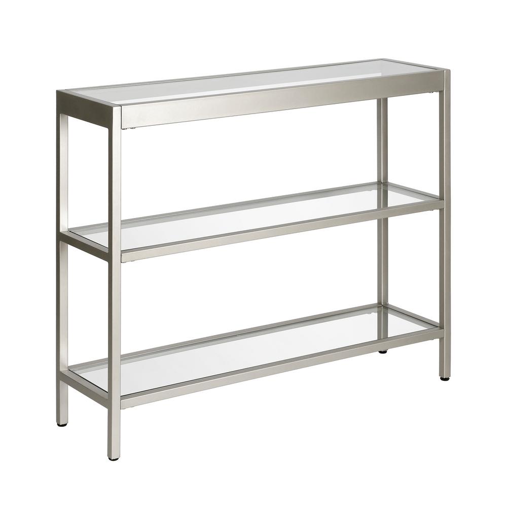 Meyer&Cross Alexis Satin Nickel Console TableAT0376 The Home Depot