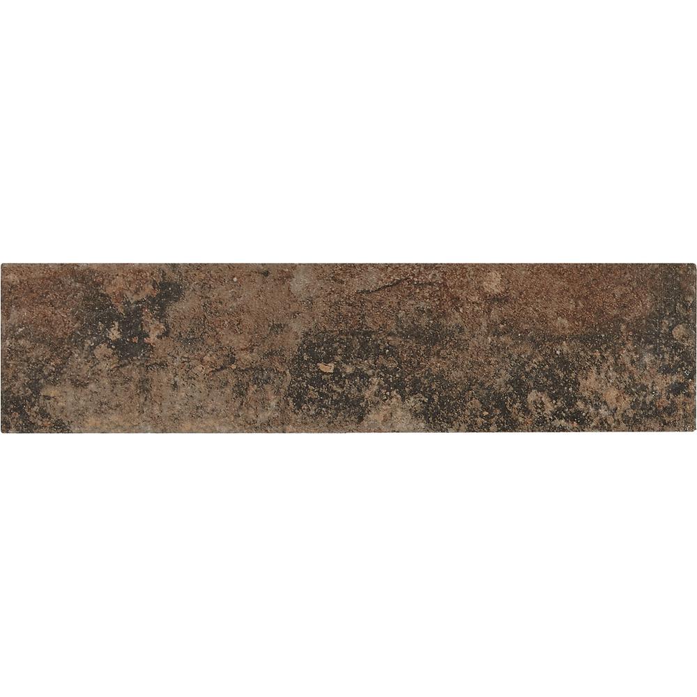 Daltile Urban Fusion Brickscape Weathered Clay 3 in. x 12 in. Ceramic