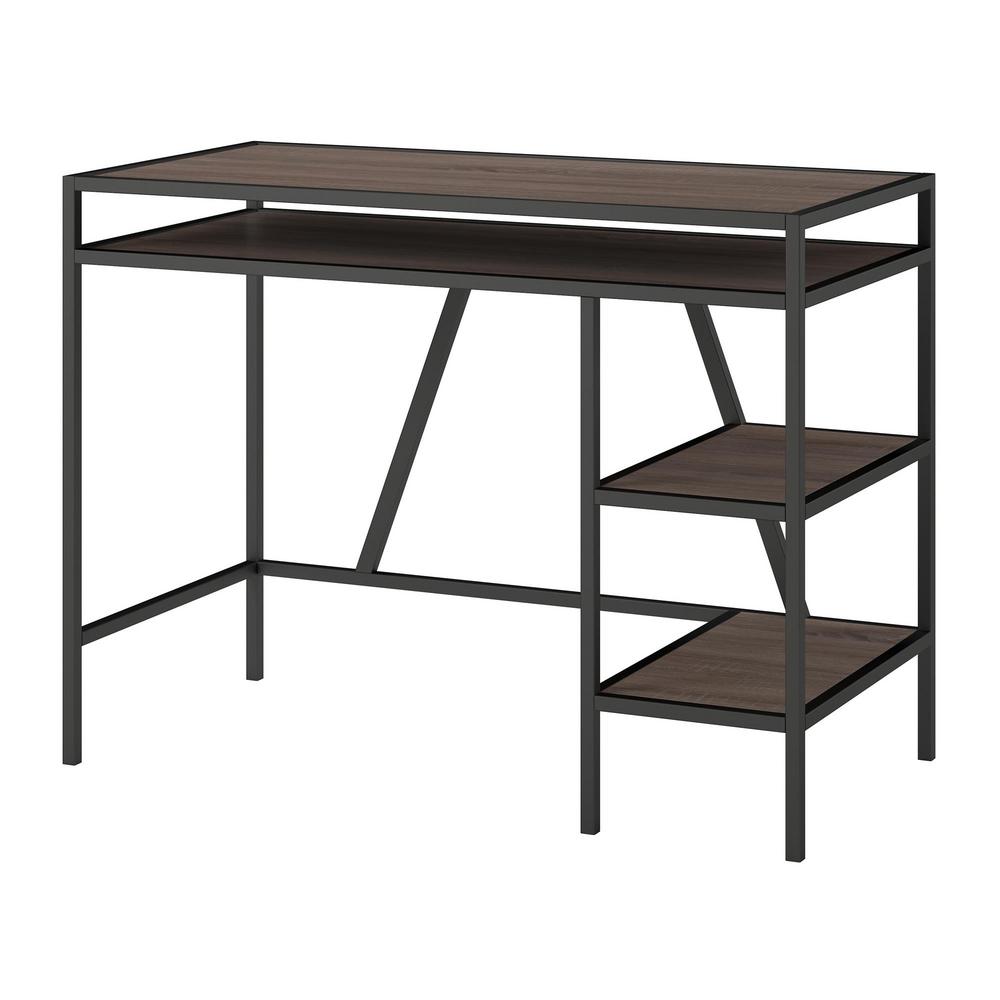 Ameriwood Harmony Weathered Oak Student Desk Hd74013 The Home Depot