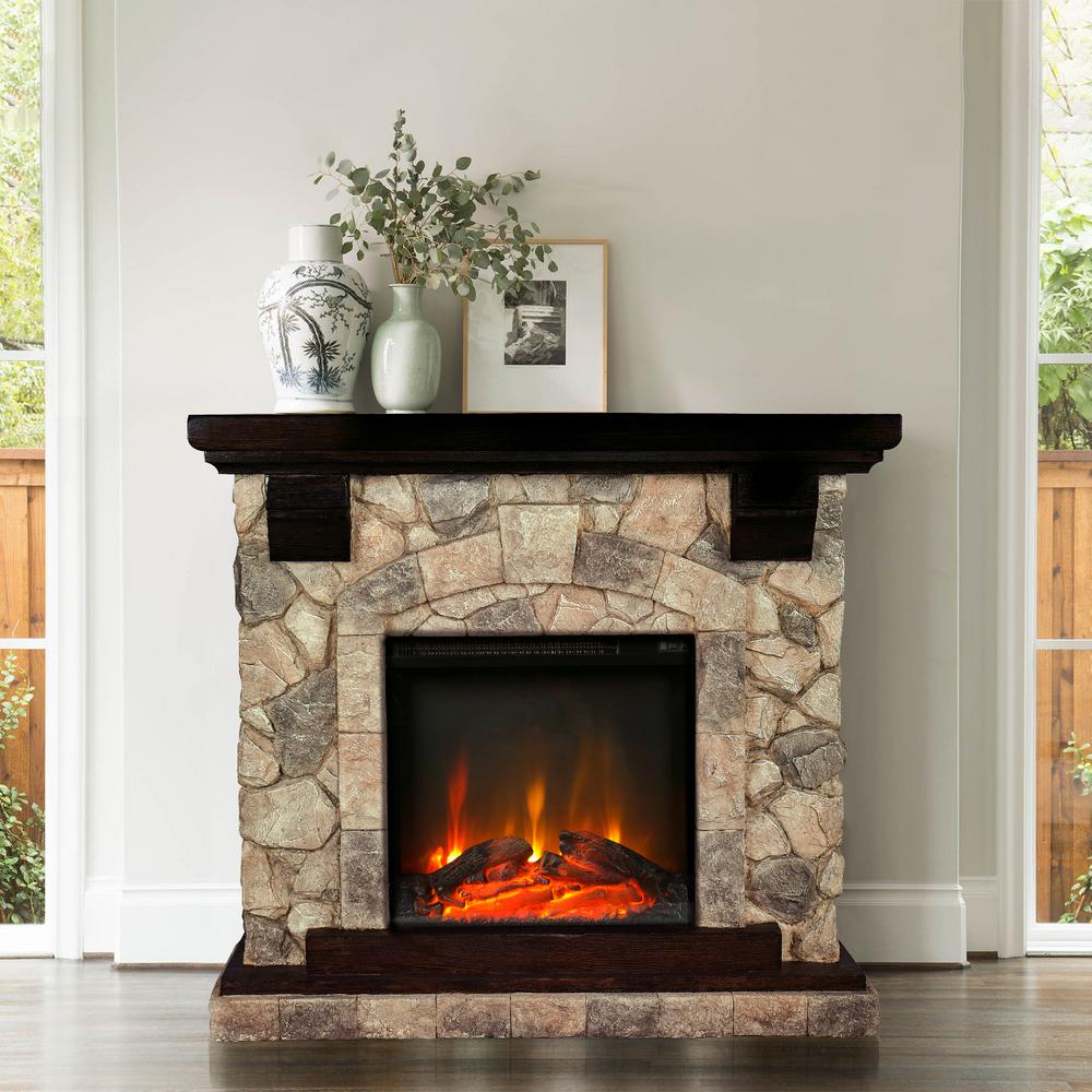 Retro Looking Electric Fireplace - Fireplace Ideas