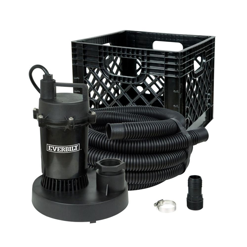 submersible pump utility everbilt hp pumps basement sink water waterfall depot kit thermoplastic homedepot classifieds