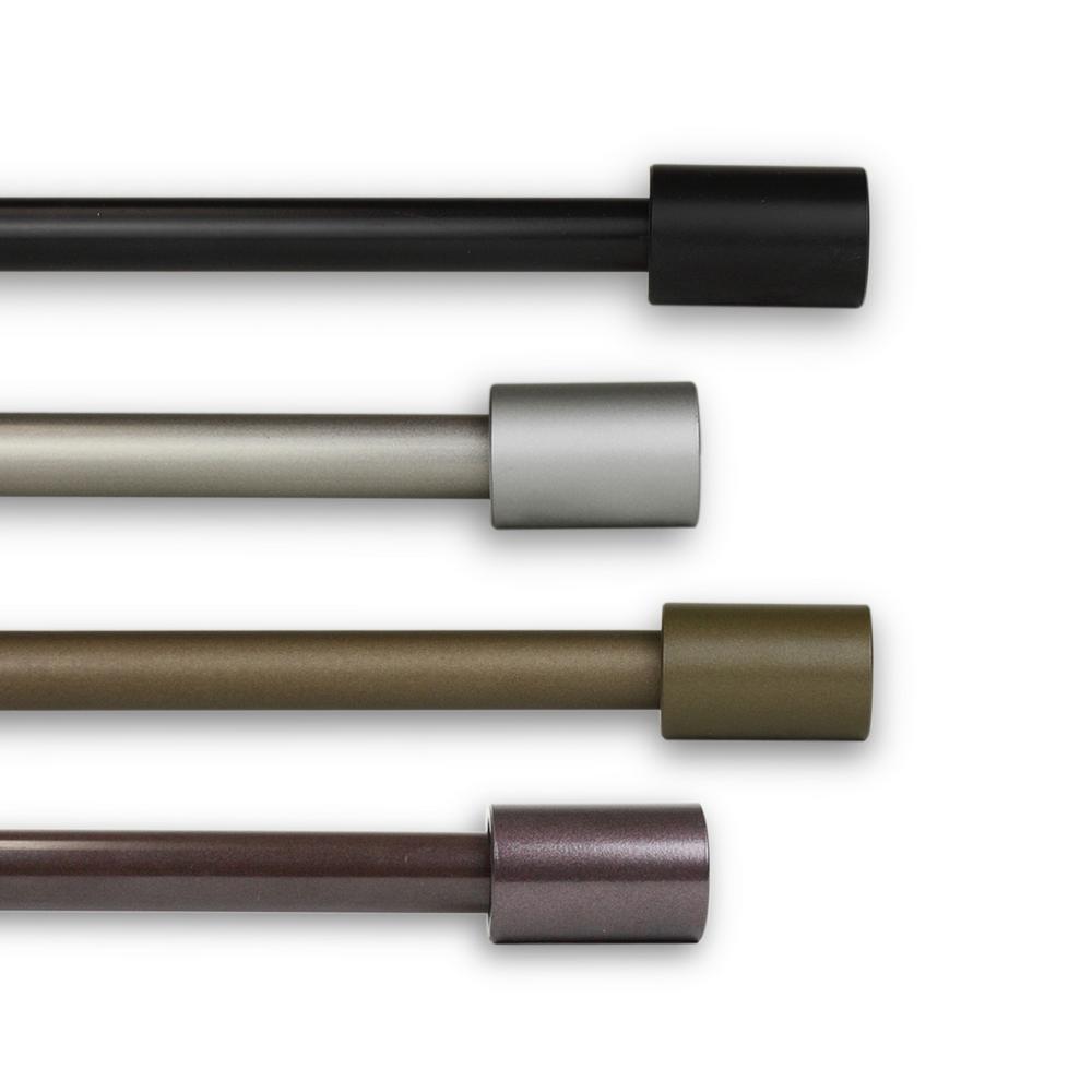 Rod Desyne Nora 5 8 Curtain 48 84 Inch Satin Nickel 5715 485 Rod Desyne Nora 5 8 Curtain 48 84 Inch Satin Nickel