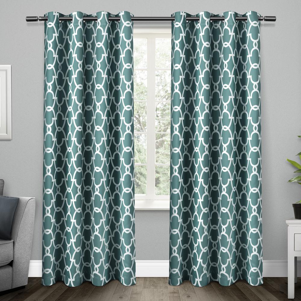teal blackout curtains canada