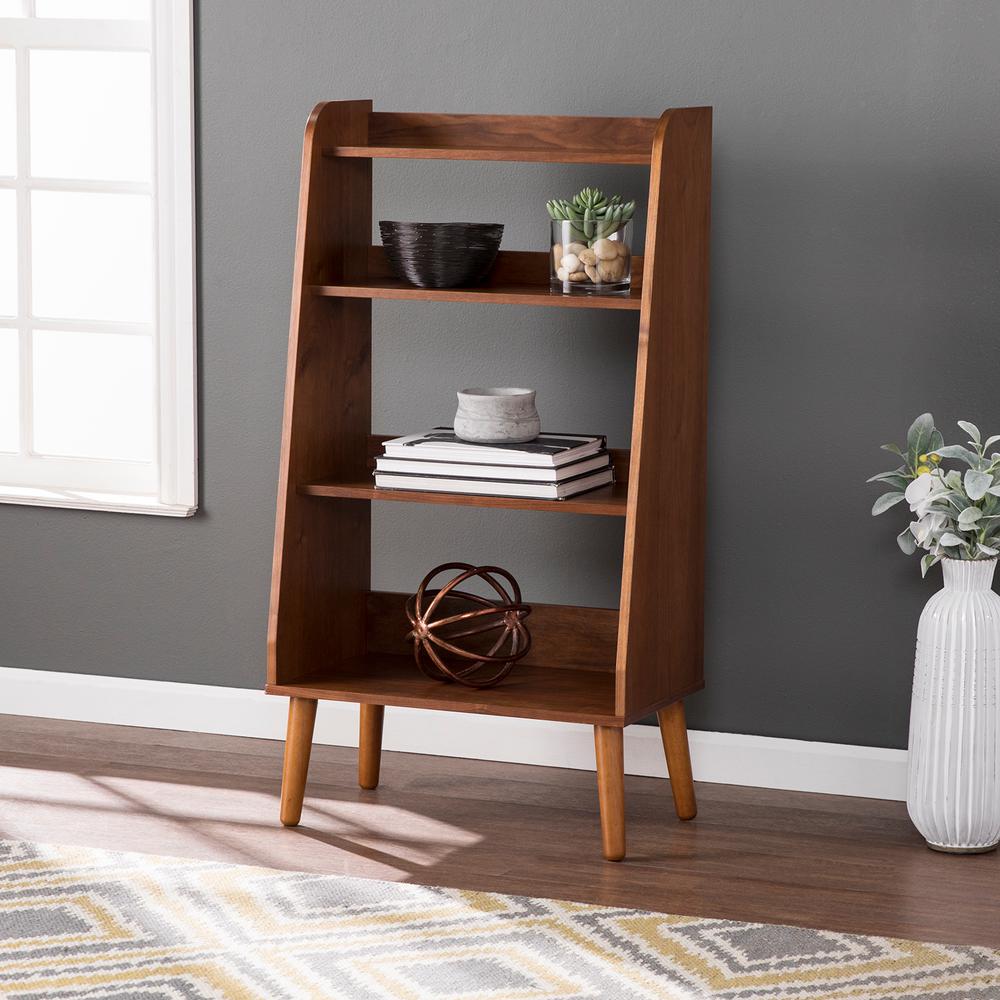 Walnut Mid Century Modern Bookcases Home Office Furniture