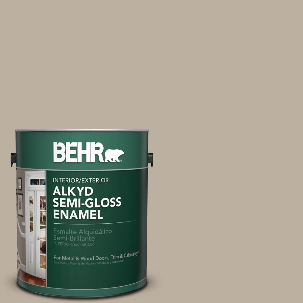 Behr 1 Gal 750d 4 Pebble Stone Semi Gloss Enamel Alkyd Interior Behr 1 Gal 750d 4 Pebble Stone Semi Gloss Enamel Alkyd Interior