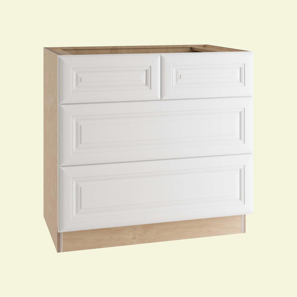 Home Decorators Collection Brookfield Assembled 36x34.5x24 in. Double False Front and 2 Deep ...