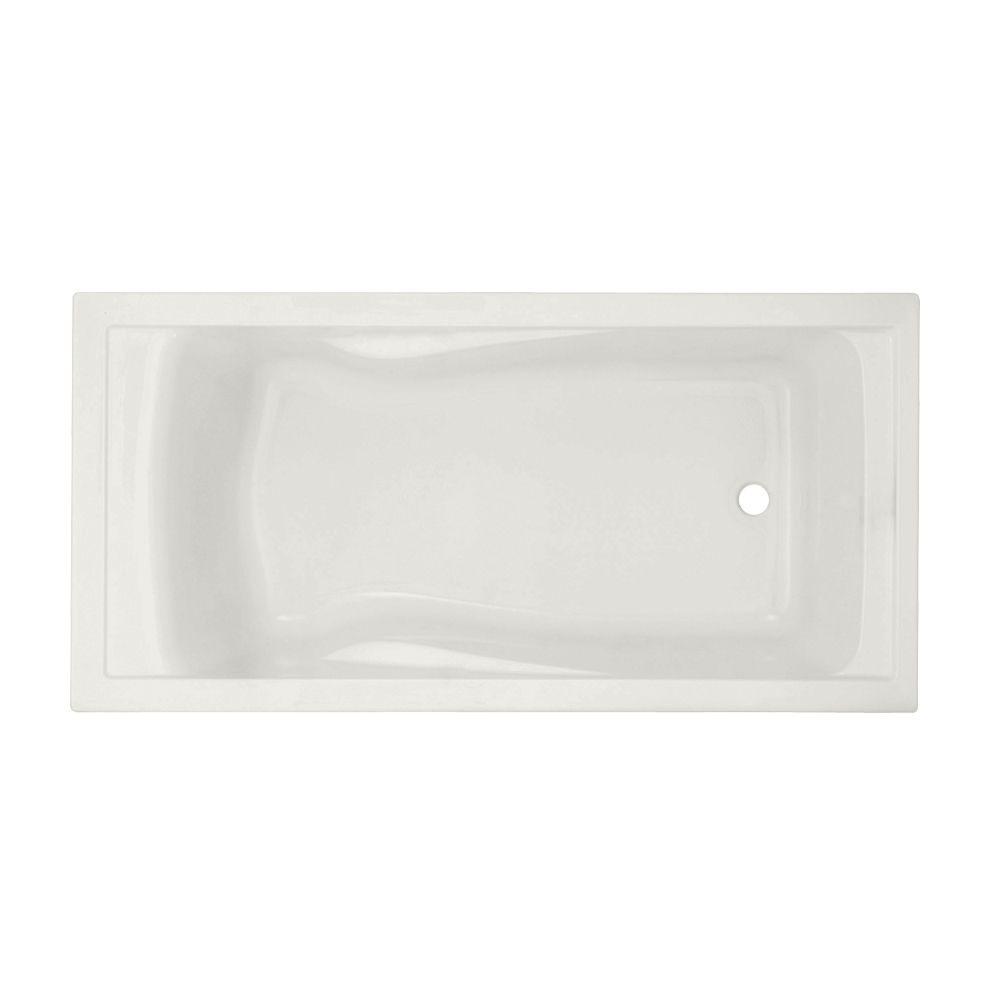 Reviews For American Standard Everclean 6 Ft Reversible Deep Soak Drain Soaking Tub In White 7236l 002 020 The Home Depot