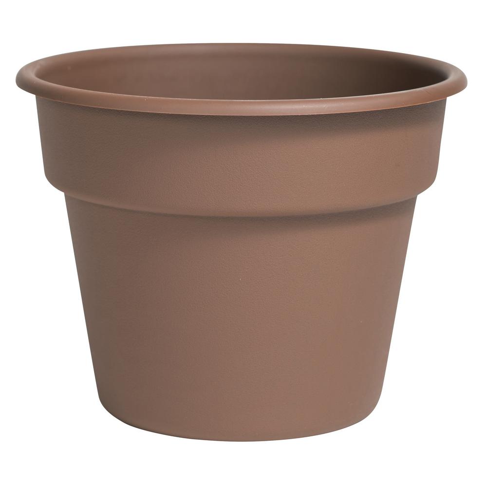 Bloem Dura Cotta 20 in. Chocolate Plastic PlanterDC2045