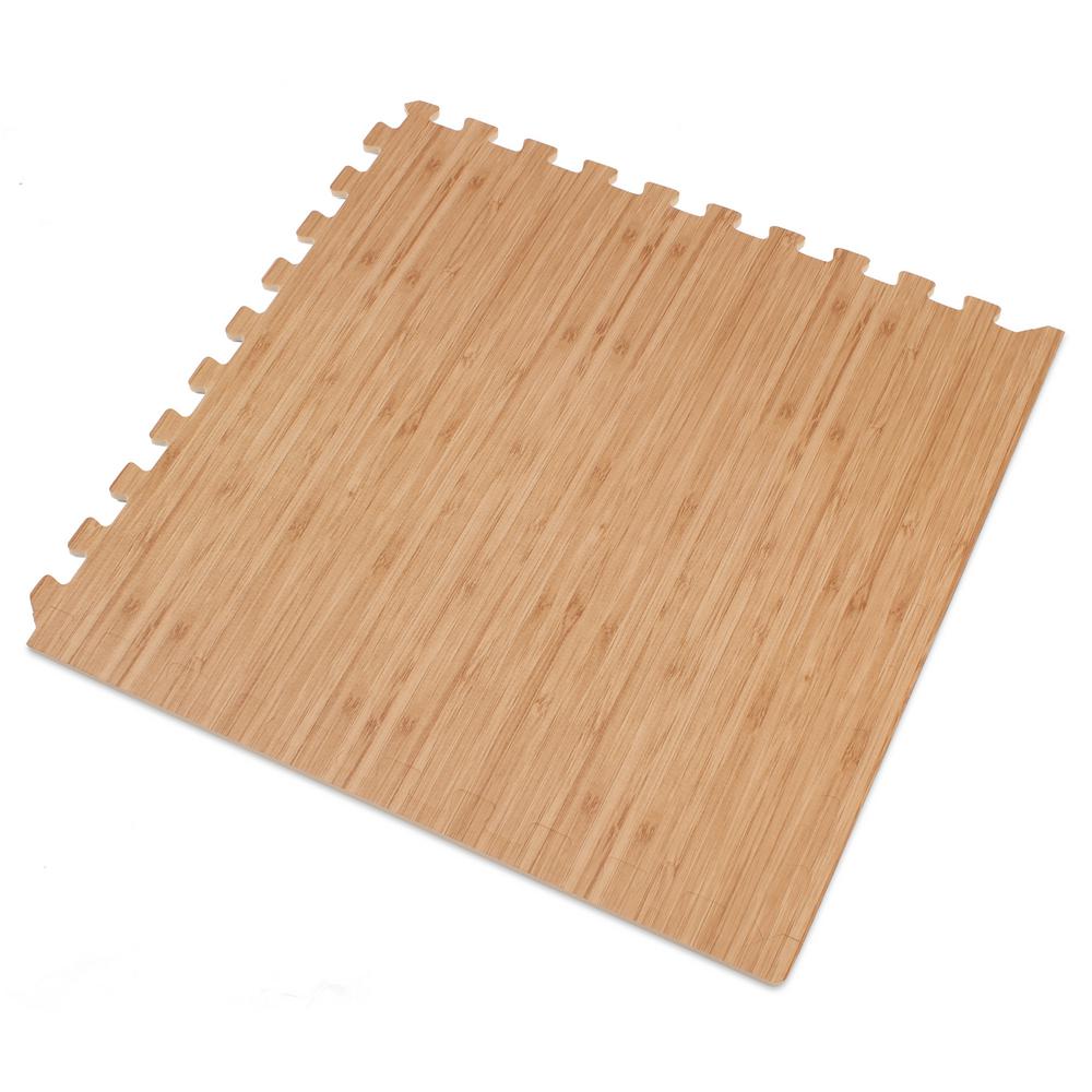 HomeCube USA 3//8 Inch Thick Interlocking Wood Grain Foam Floor 24 in x 24 in