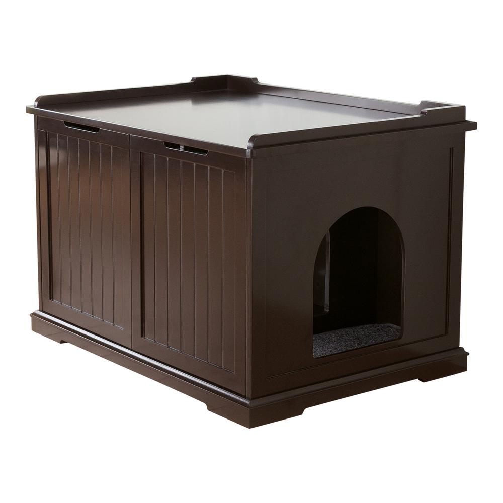 TRIXIE Wooden Pet House XL and Litter Box40234 The Home Depot