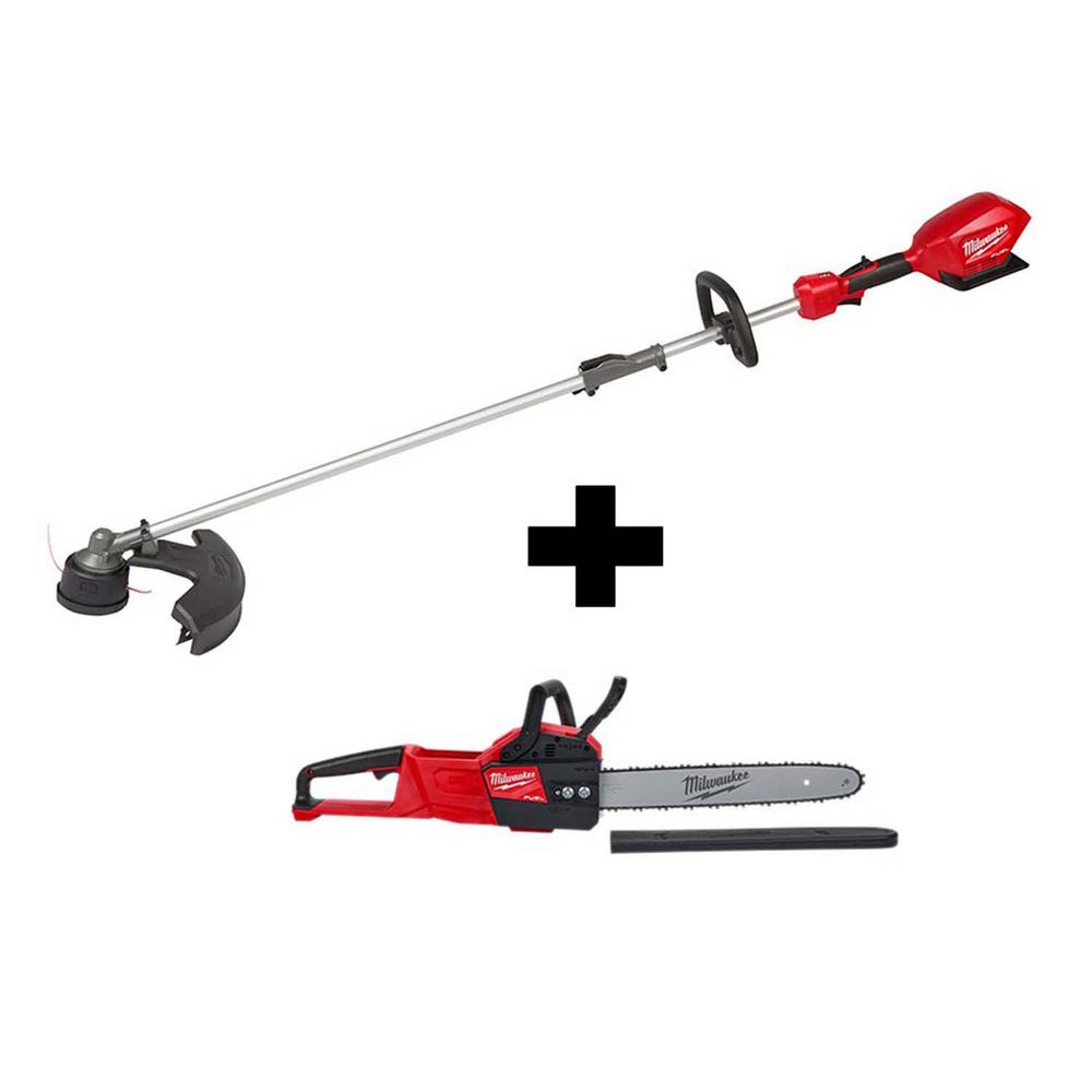 String Trimmer w// GEN II Blower NEW Milwaukee M18 FUEL Brushless Cordless 16 in
